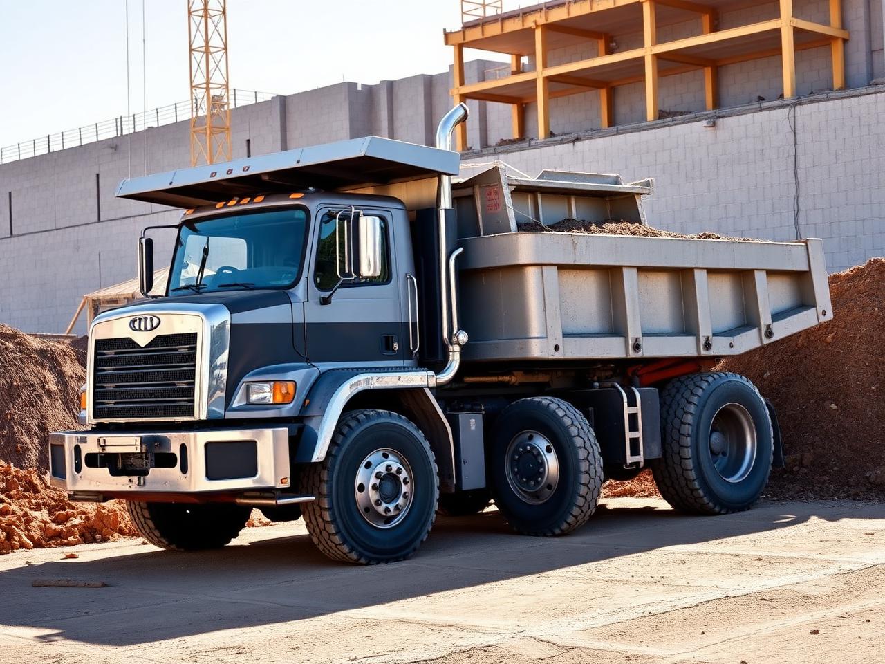 Unit Dump Truck untuk penyewaan alat berat
